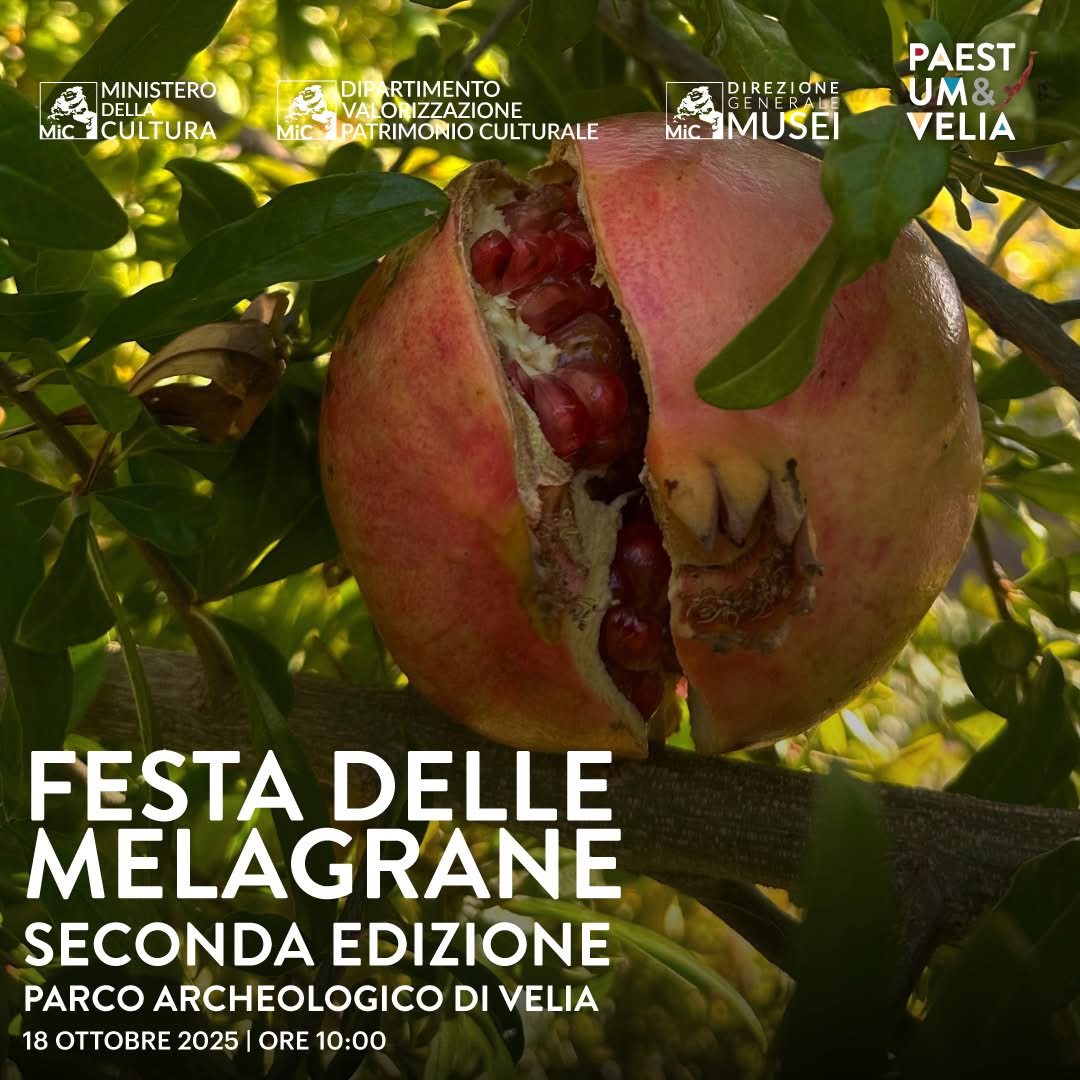 Sabato 18 ottobre 2025 torna a Velia la seconda edizione della Festa della Melagrana